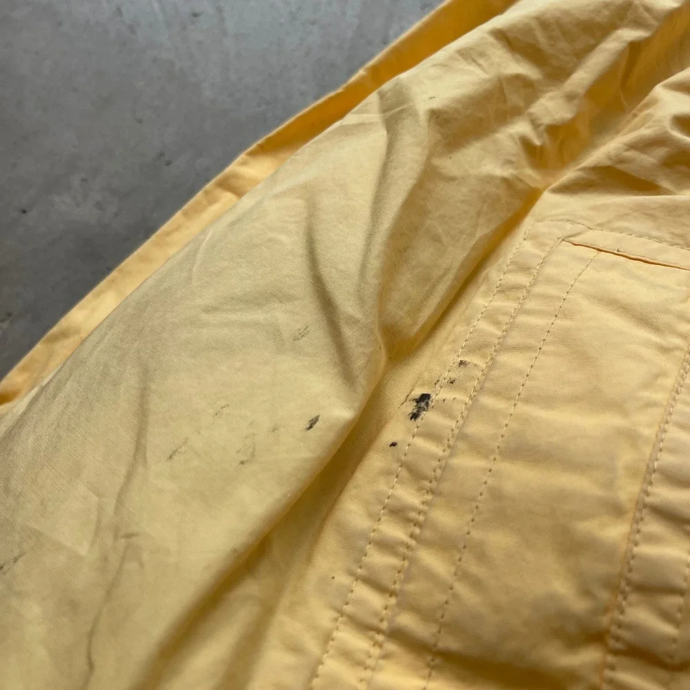 Vintage Nautica Reversible Puffer Jacket Navy Green Yellow Down Men Small S